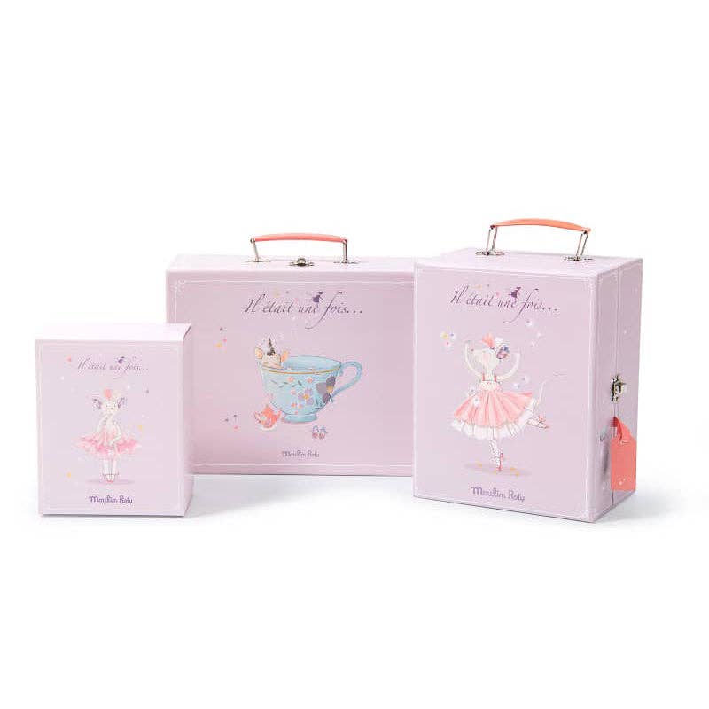 Suitcase Ballerina Mouse&Tutus in Wardrobe - Doll