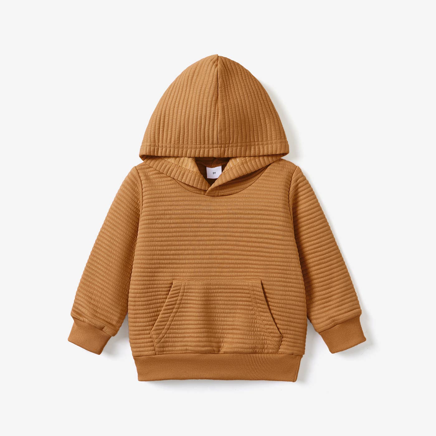 Girl/Boy Solid Color Textured Sweatshirt Hoodie