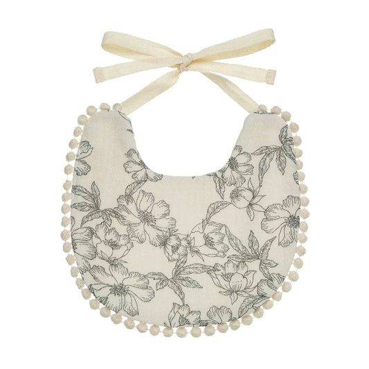 Floral waterproof bib