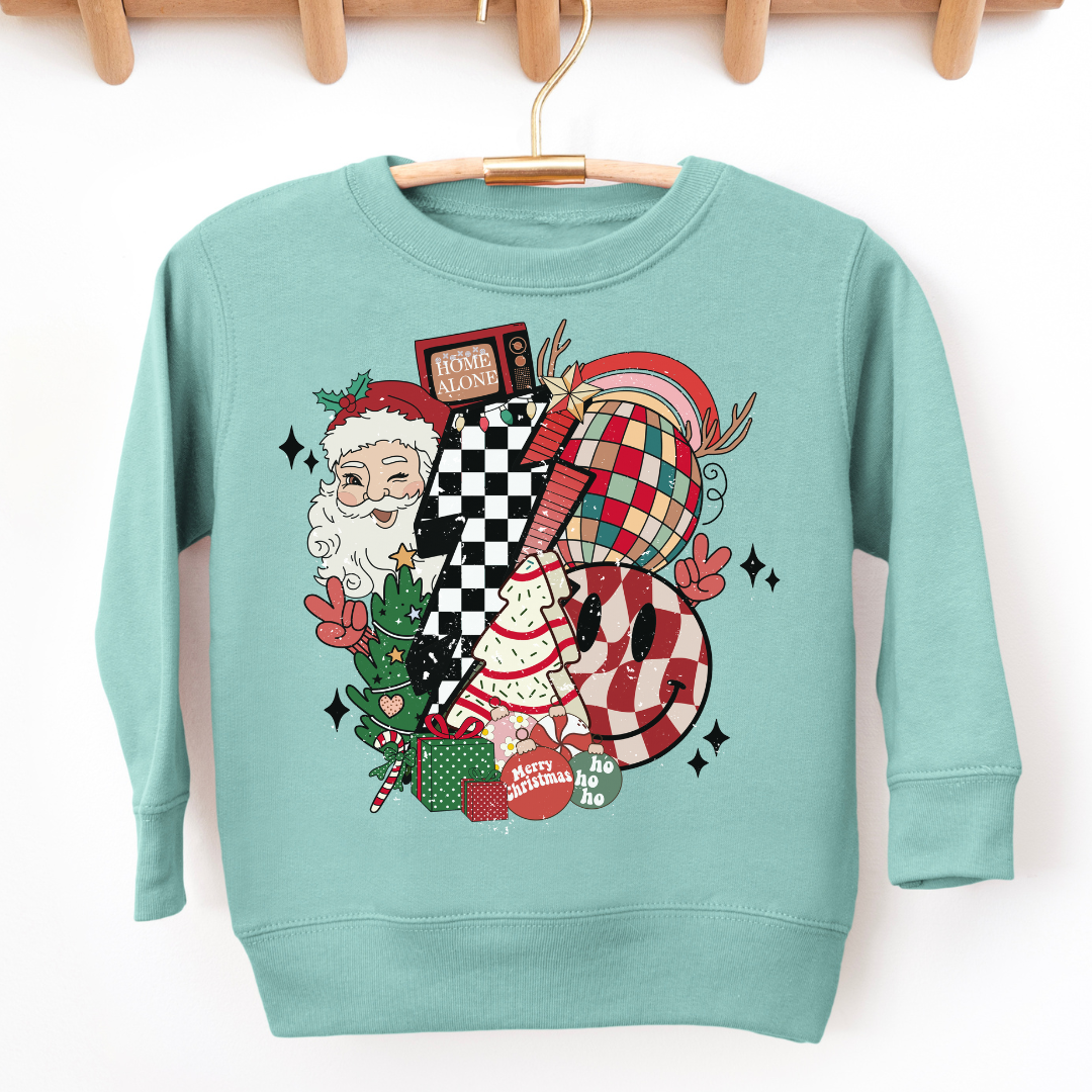 Kids Christmas Sweatshirt: Red