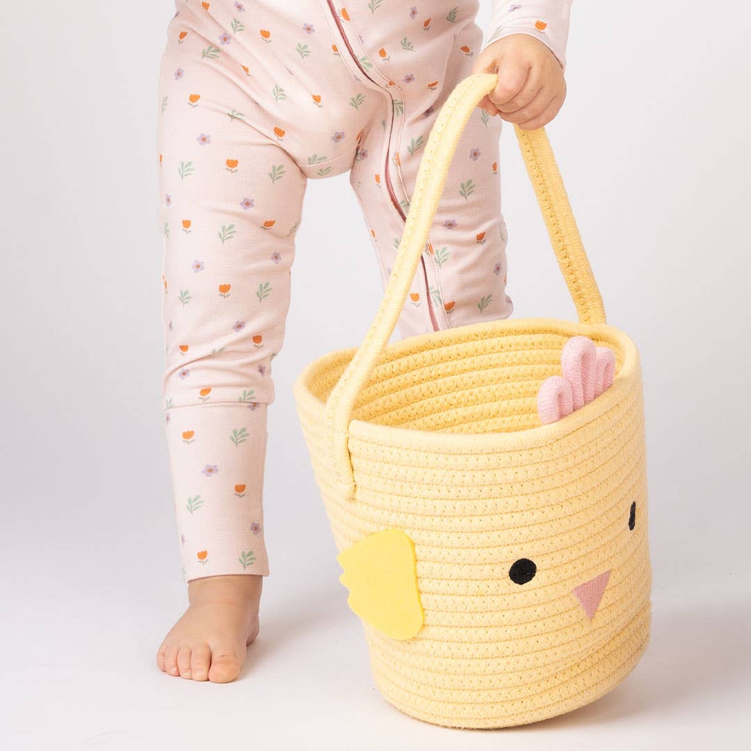 Rope Basket - Yellow Chick, Lucy's Room