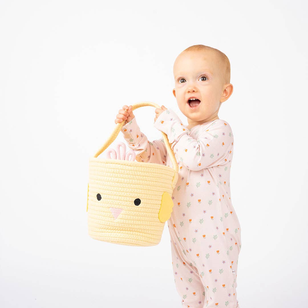 Rope Basket - Yellow Chick, Lucy's Room