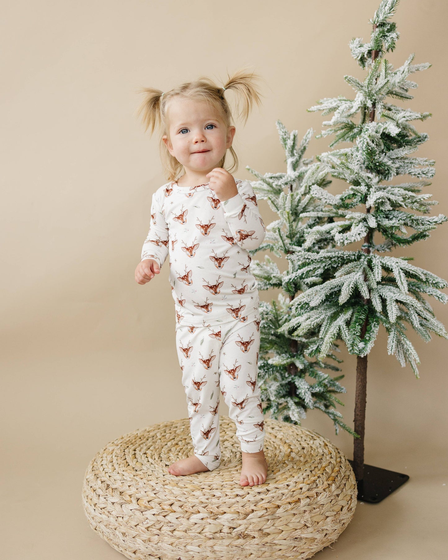 Reindeer 2pc Bamboo Pajamas