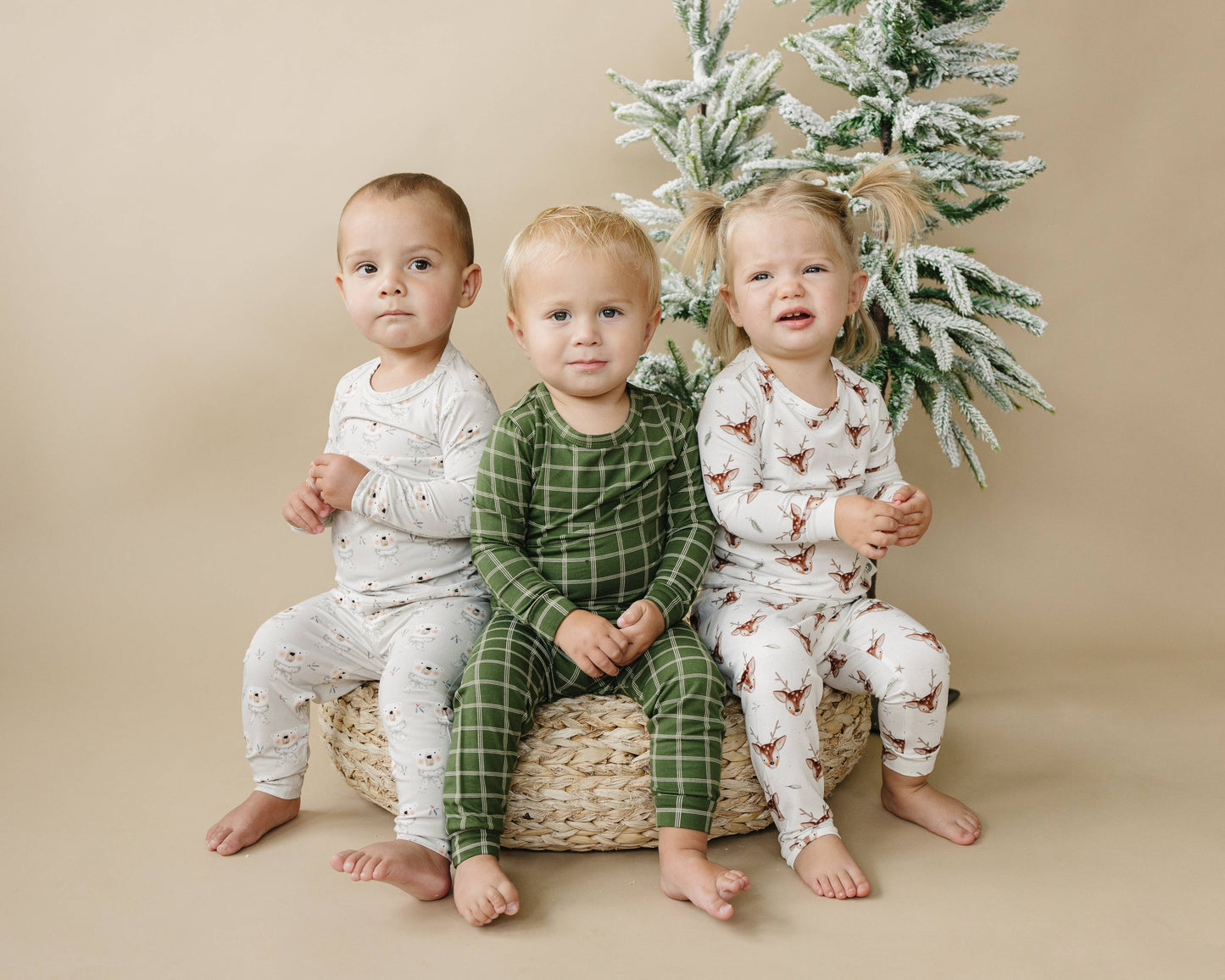 Reindeer 2pc Bamboo Pajamas