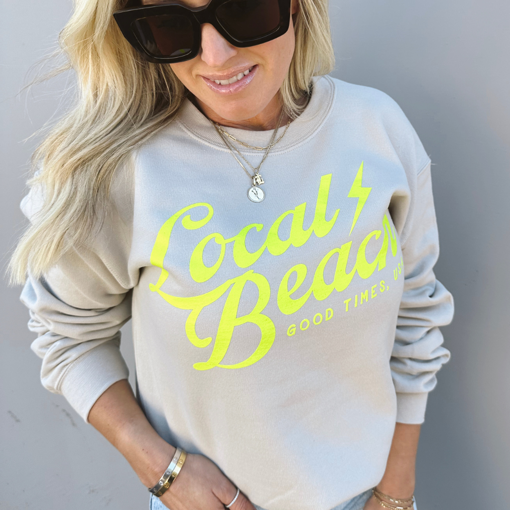 LB Good Times USA Crew Fleece