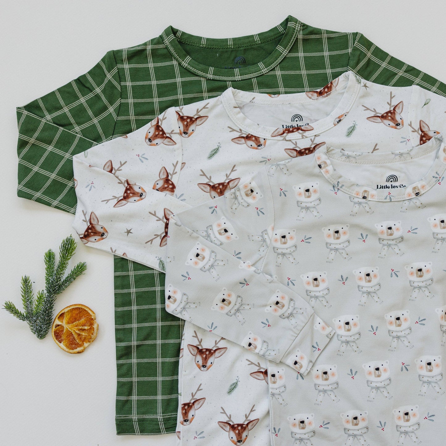 Reindeer 2pc Bamboo Pajamas