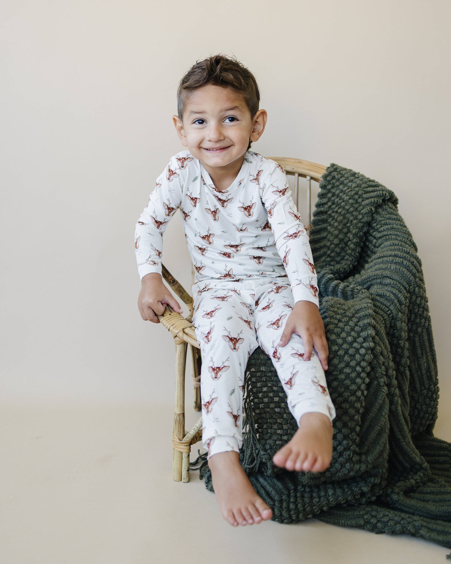 Reindeer 2pc Bamboo Pajamas