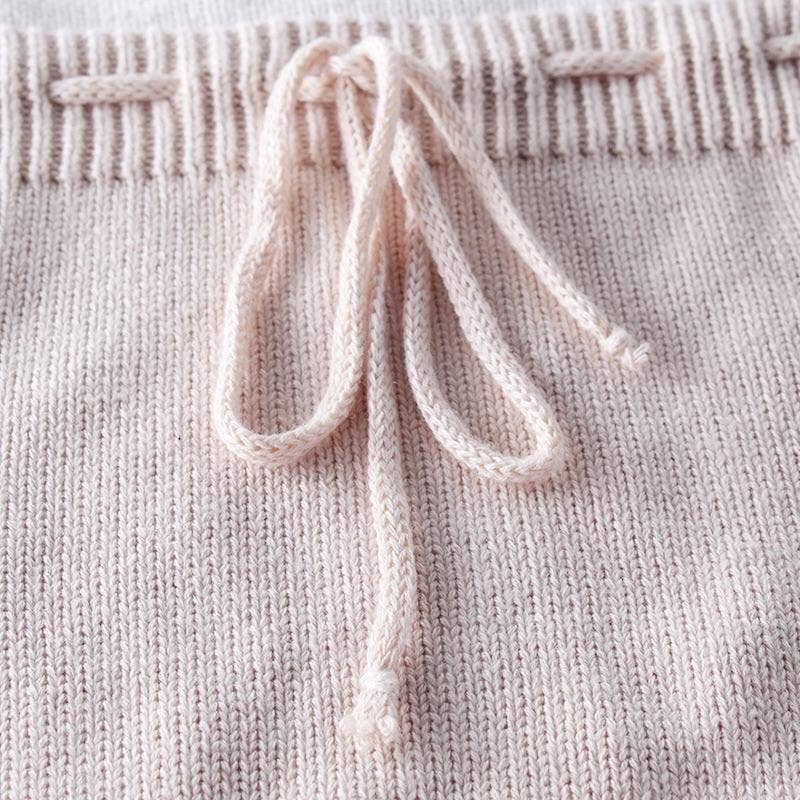 Kara Knit Romper ~ Beige