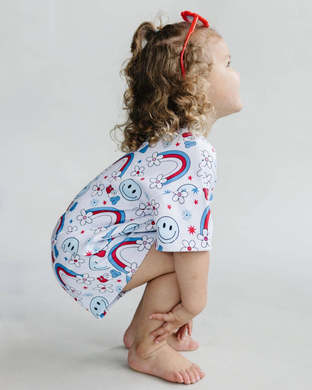 4th of July Kids' Shorts Set | Little Miss USA