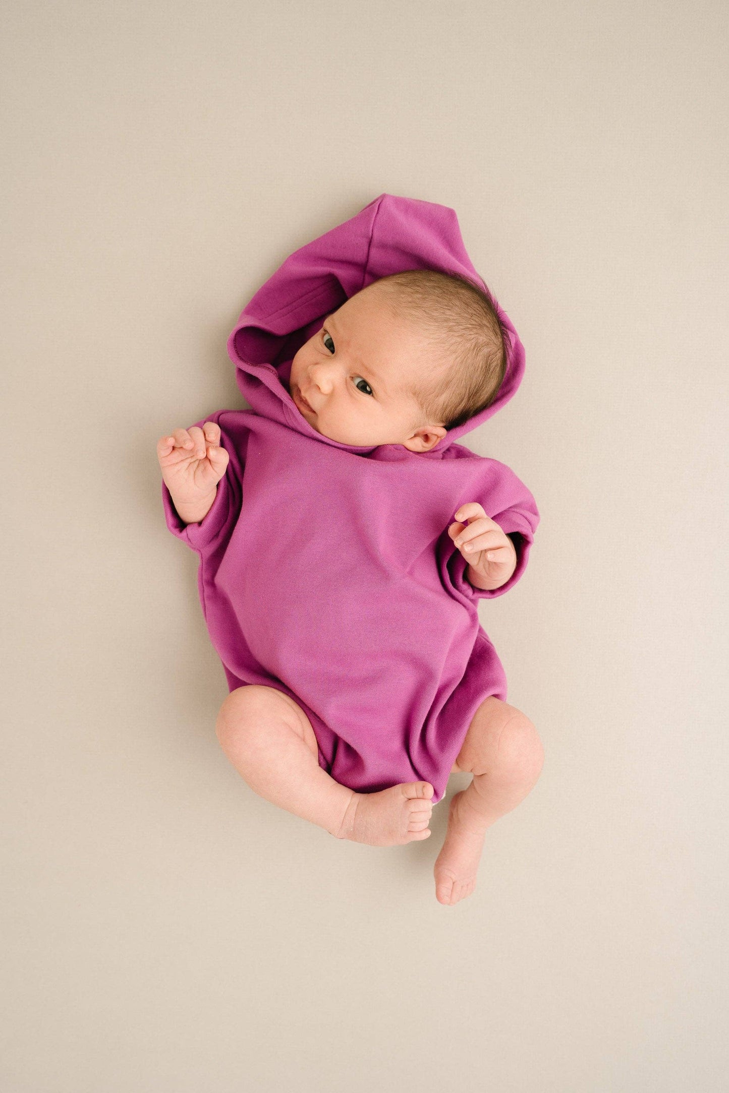 Sugarplum Hooded Short Romper