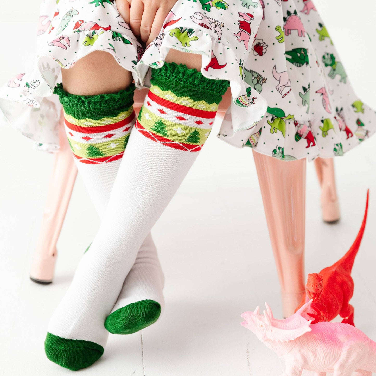 Merry & Bright Knee High Socks 3-Pack