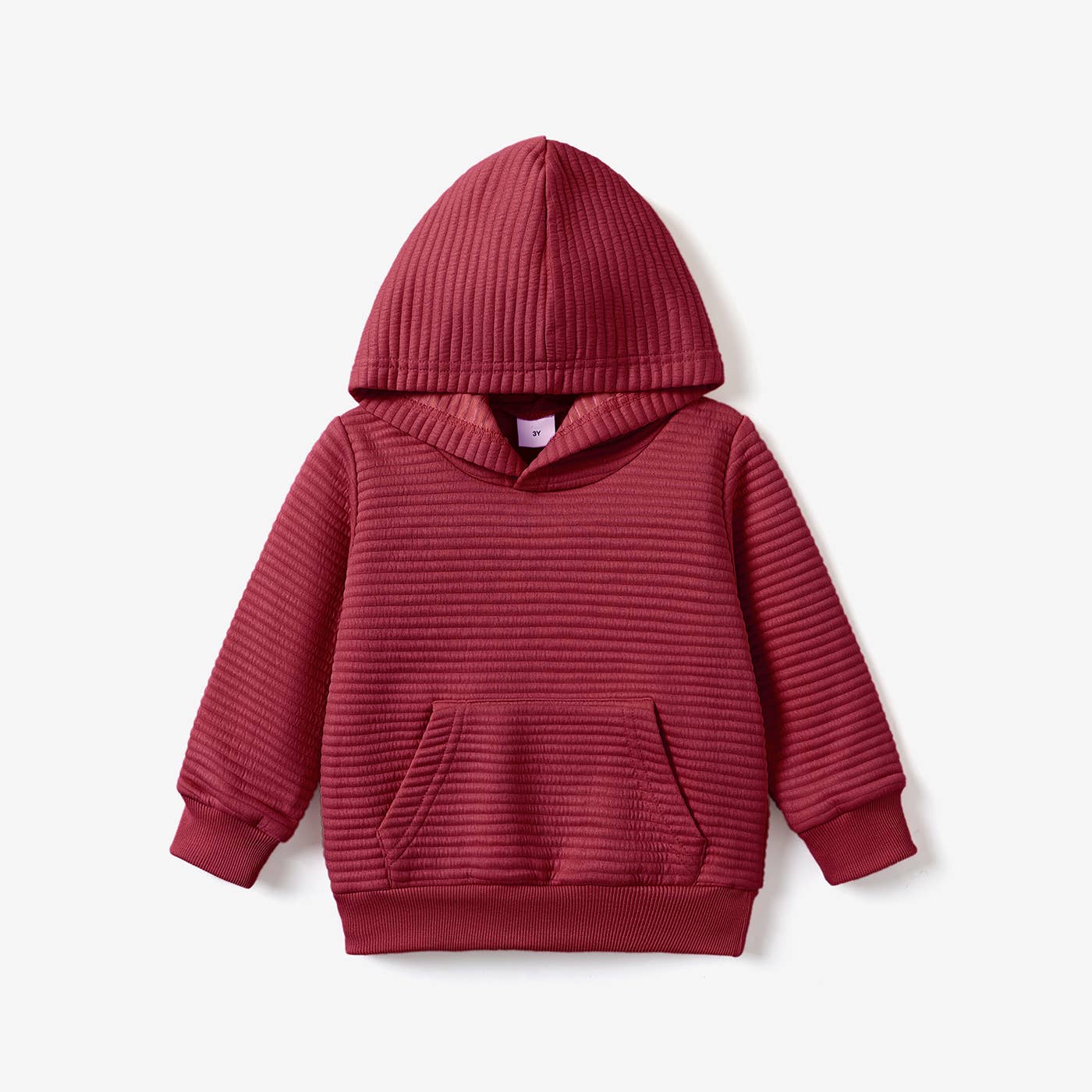 Girl/Boy Solid Color Textured Sweatshirt Hoodie