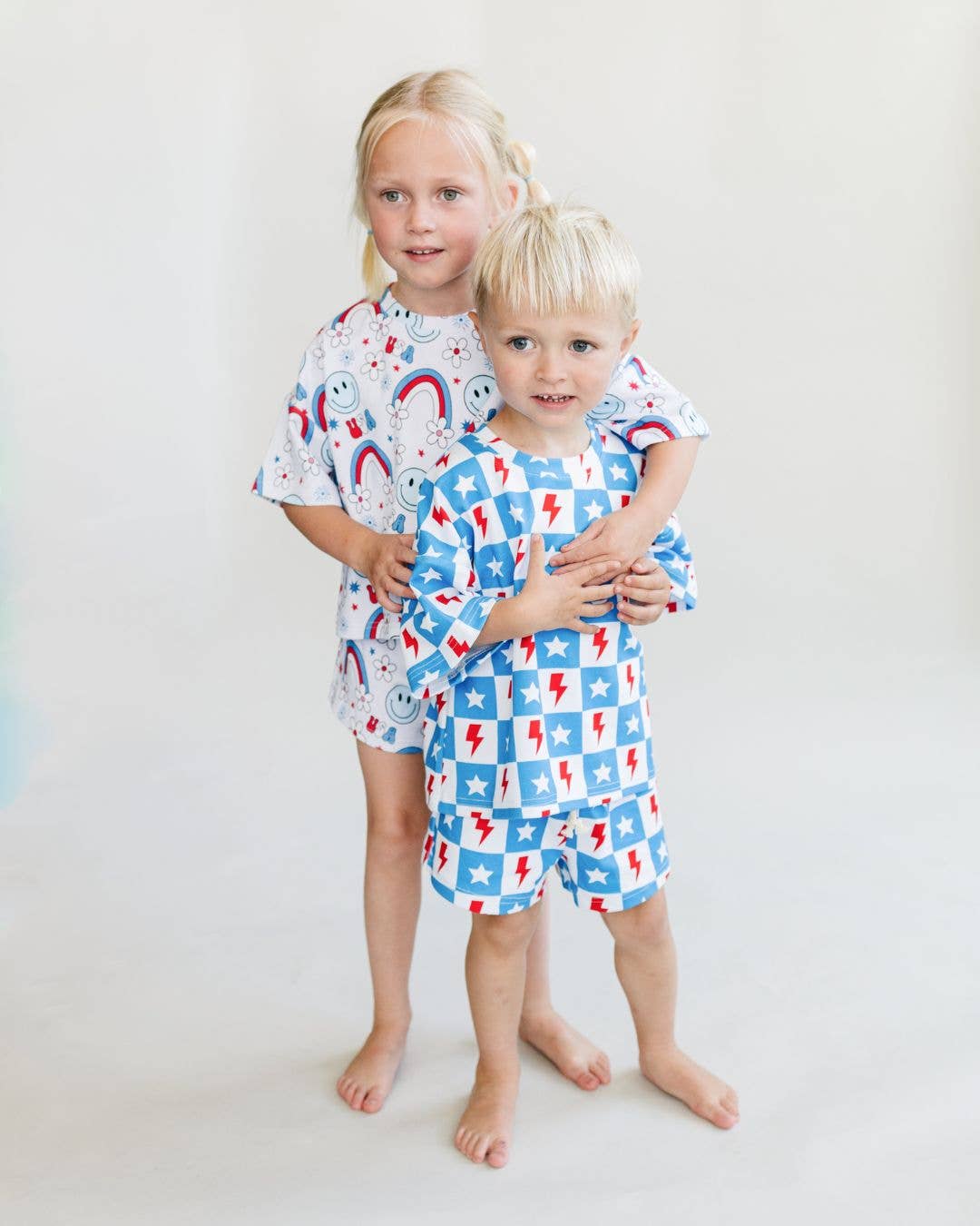 4th of July Kids' Shorts Set | Little Miss USA