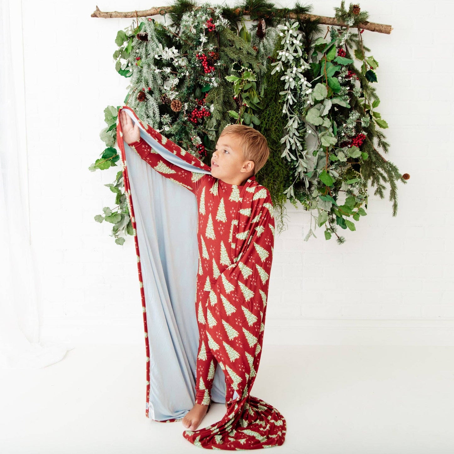 All Spruced Up Christmas Tree Bamboo -  Two Piece Pajamas Set