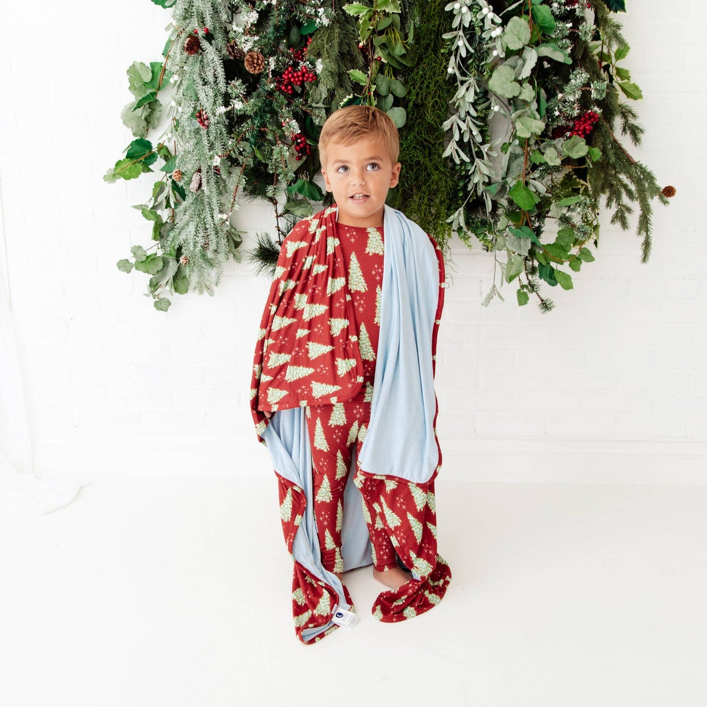 All Spruced Up Christmas Tree Bamboo -  Two Piece Pajamas Set