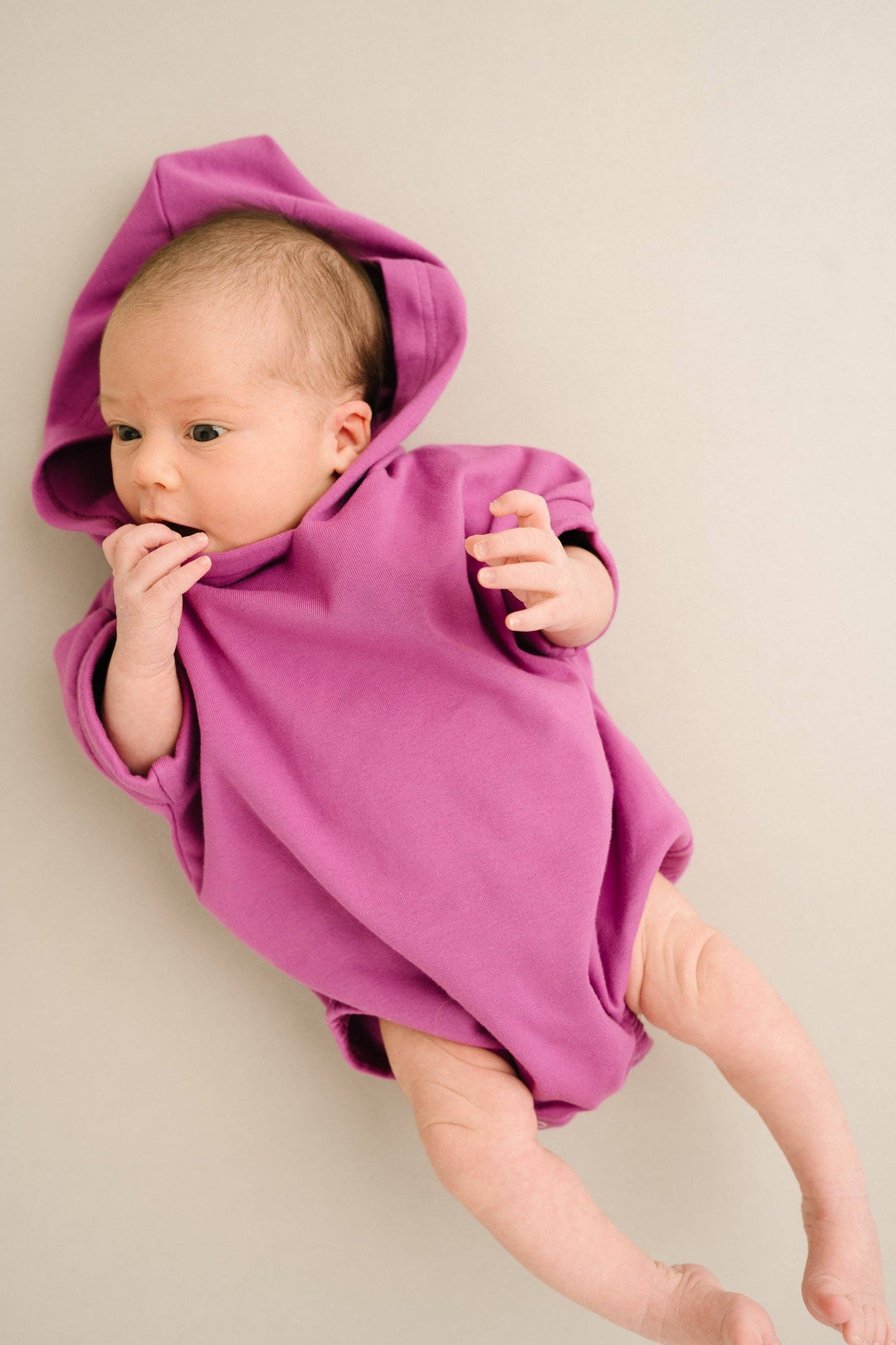 Sugarplum Hooded Short Romper