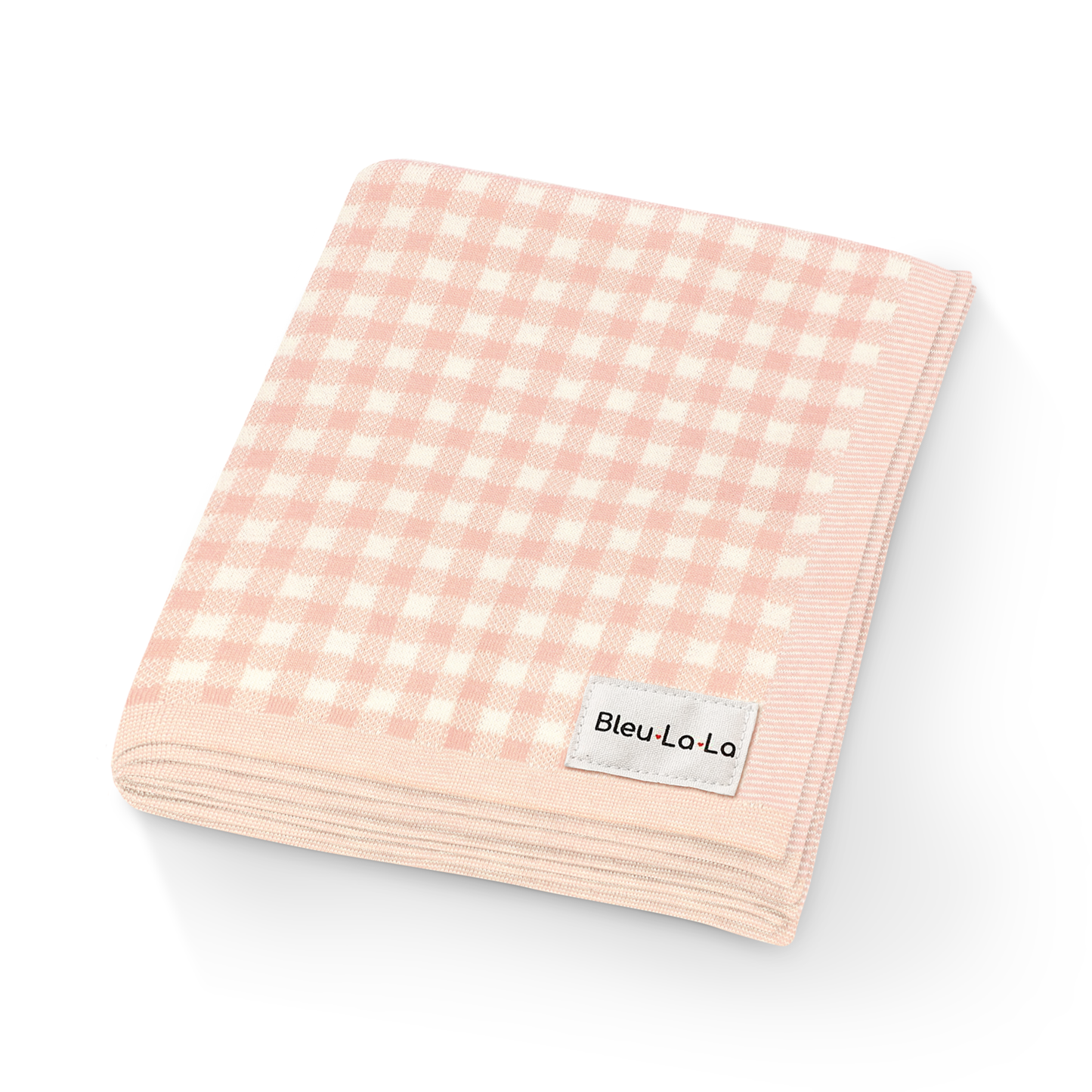 100% Luxury Cotton Swaddle Receiving Baby Blanket - Plaid