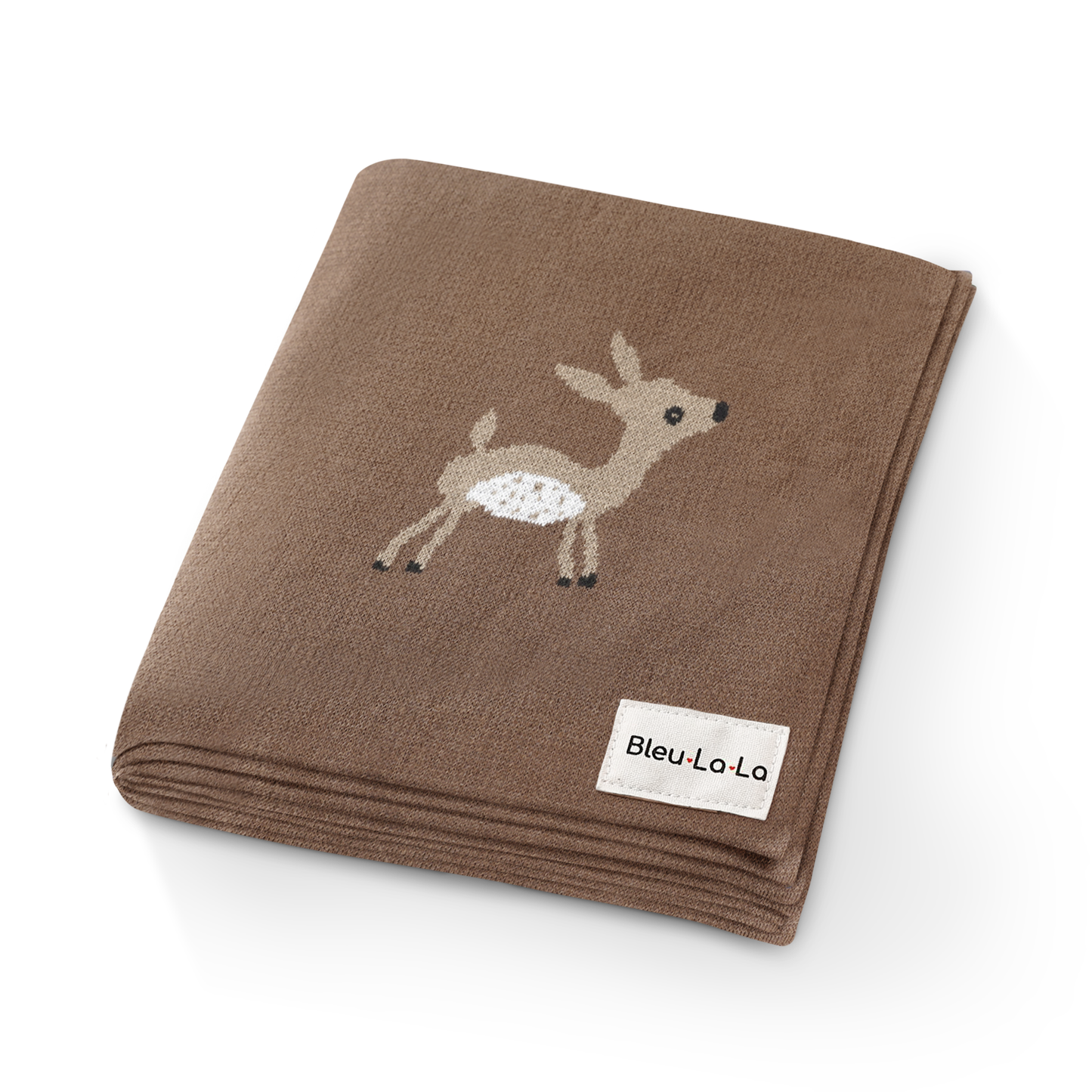 100% Luxury Cotton Swaddle Receiving Baby Blanket - Deer