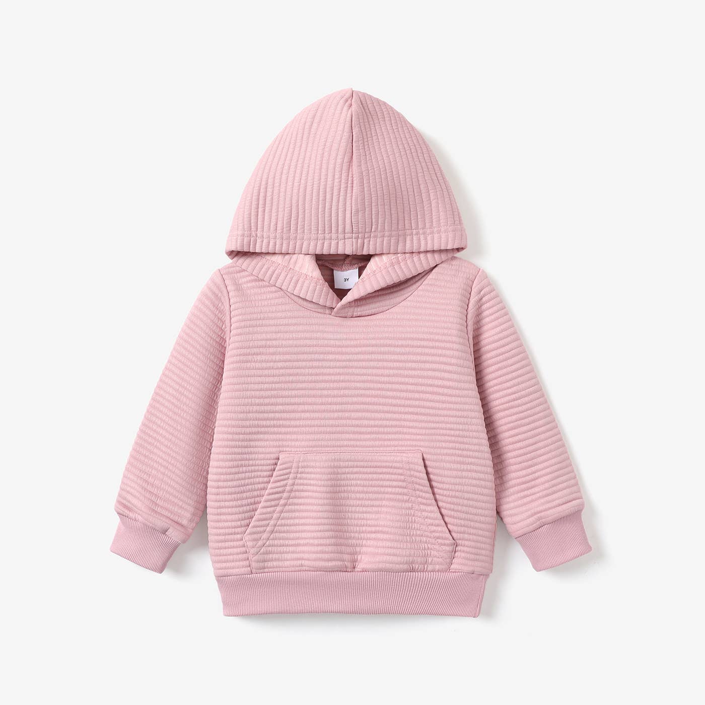 Girl/Boy Solid Color Textured Sweatshirt Hoodie