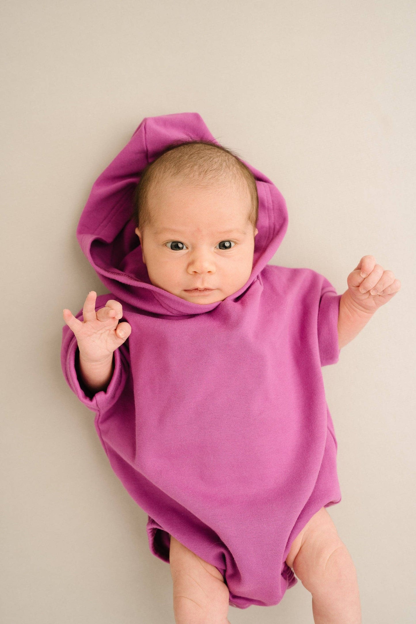 Sugarplum Hooded Short Romper