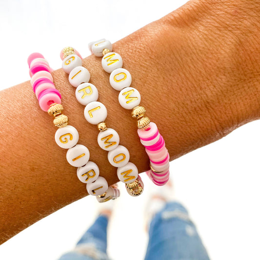 Girl Mom - Mama Heishi Bracelets