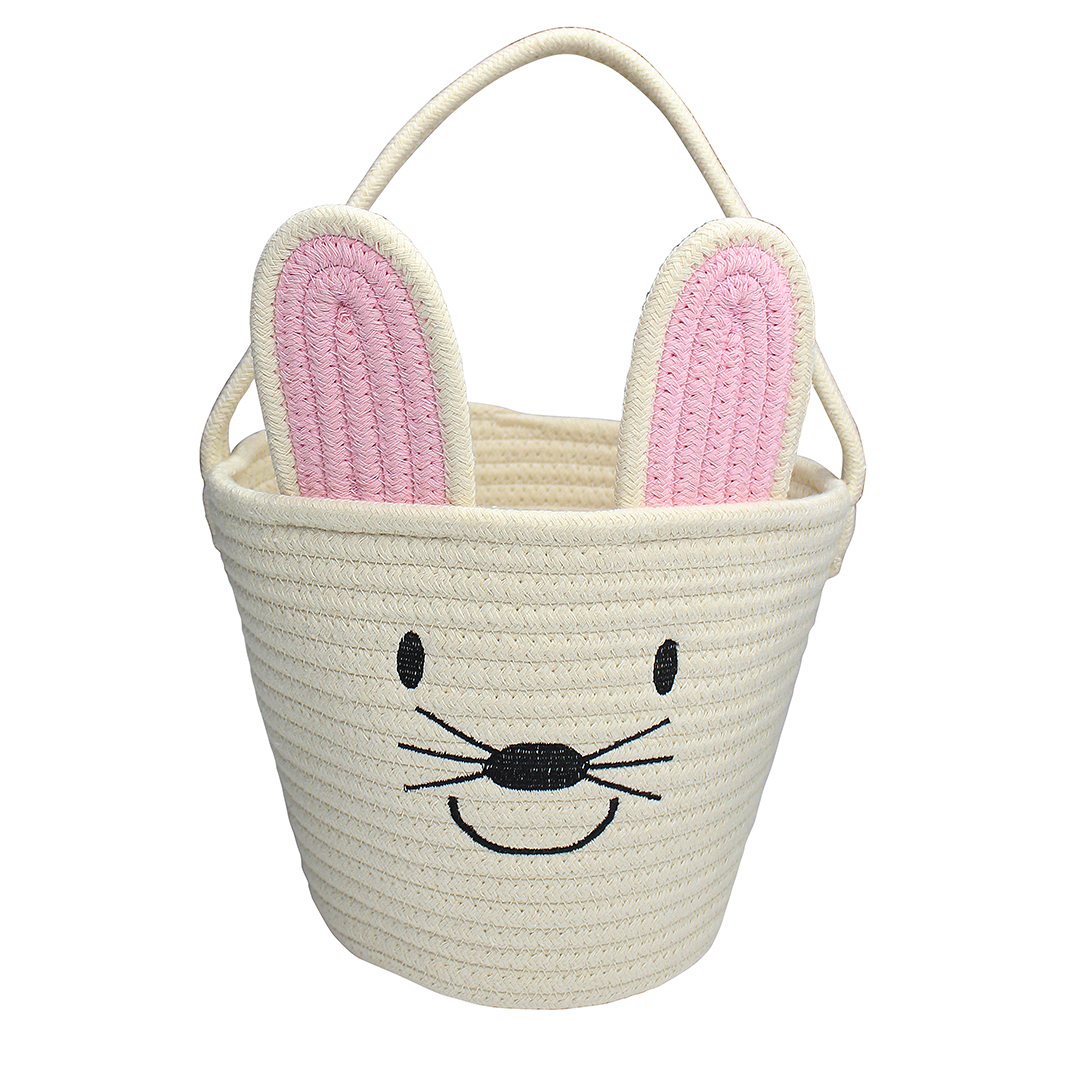 Rope Basket - Cream Bunny, Lucy's Room