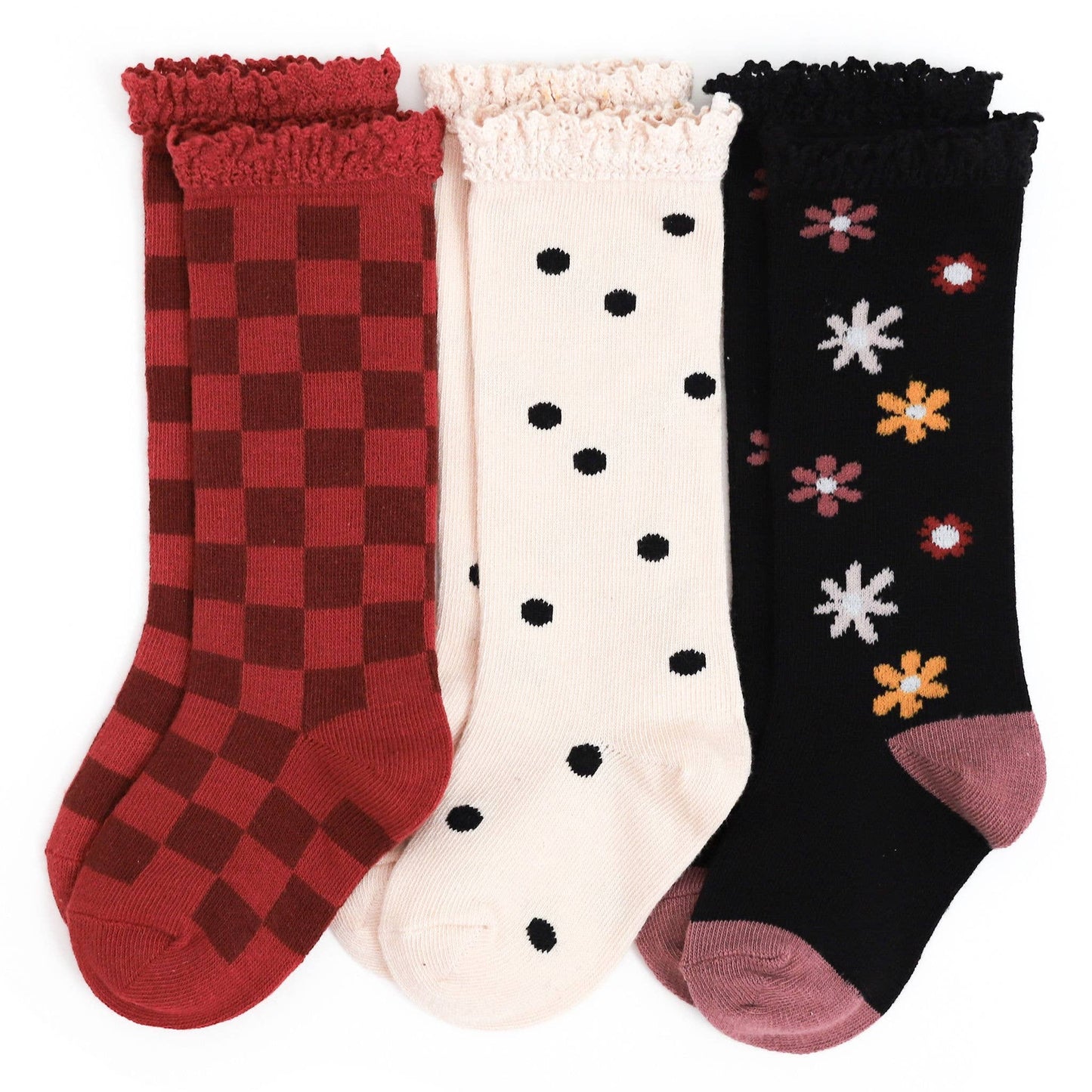 Little Stocking Co - Groovy Girl Knee High Sock 3-Pack