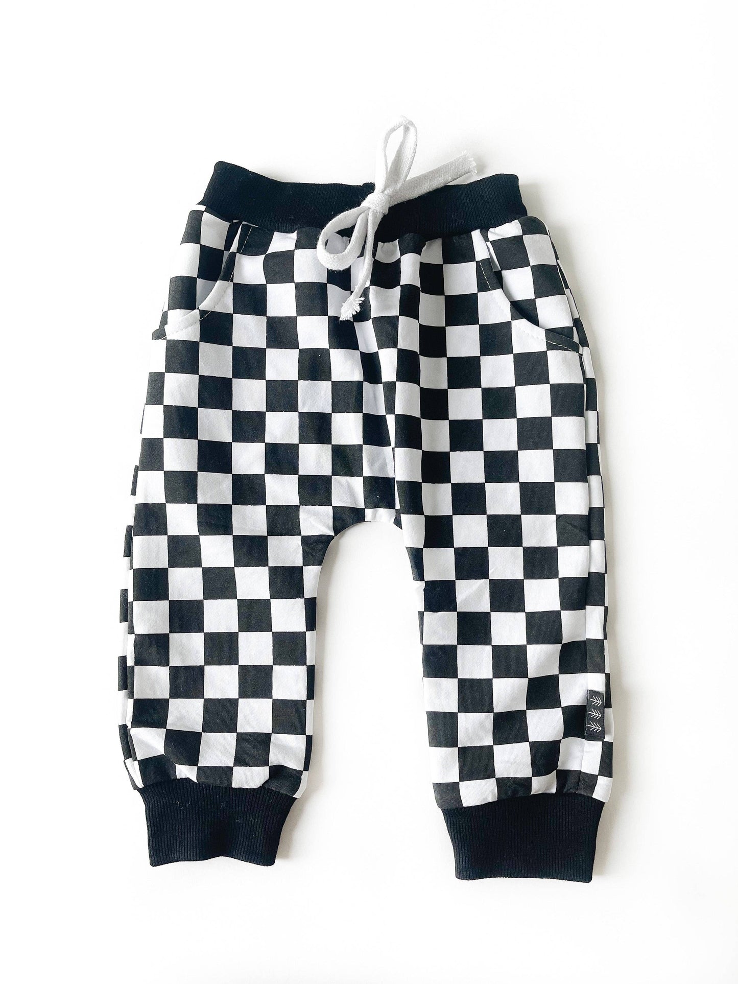 Urban Pines - Black Check Joggers