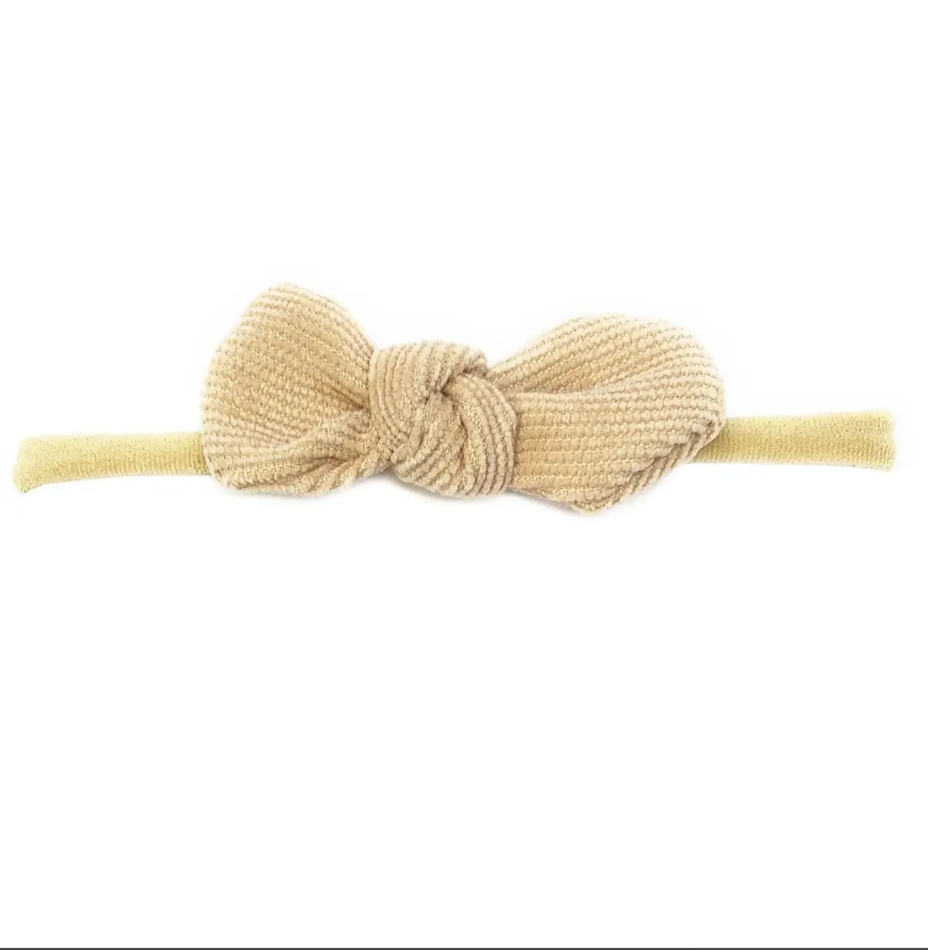 Baby Wisp - Corduroy Bow Headband