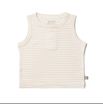 Goumi Kids - Dune Stripe Tank Top