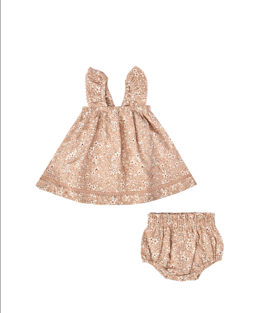 Quincy Mae - Ruffle Tank Dress with Bloomers