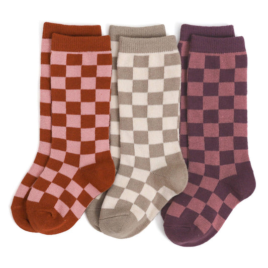 Little Stocking Co - Chess Club Knee High Sock 3-Pack