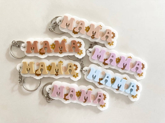 Groovy Mama Keychain