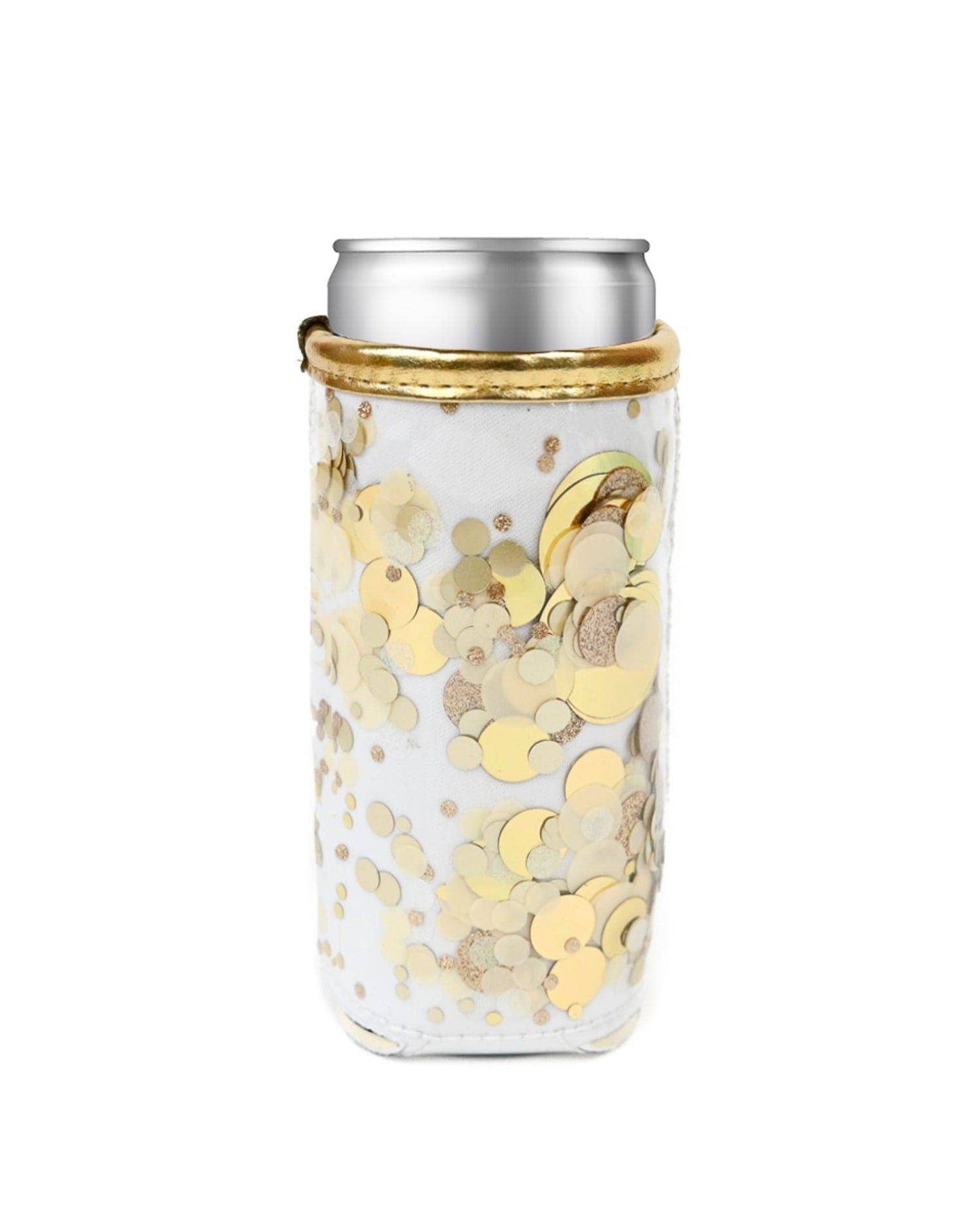 Good As Gold Confetti Skinny Can Cooler