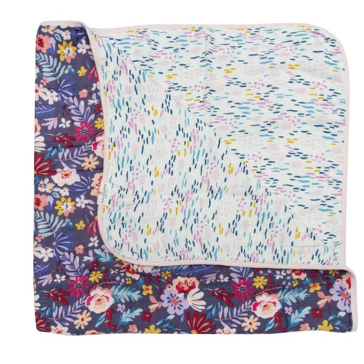 LouLou Lollipop Quilt - Dark Field Flowers