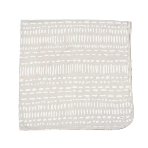 LouLou Lollipop Knit Blanket - Grey Mudcloth