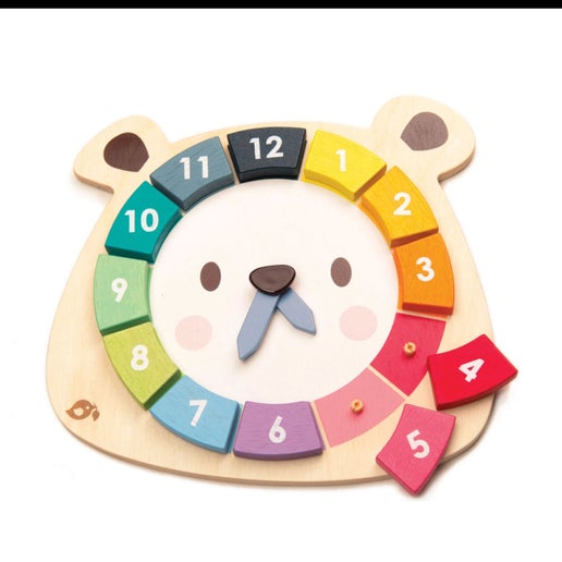 Tender Leaf Toys - Bear Clock